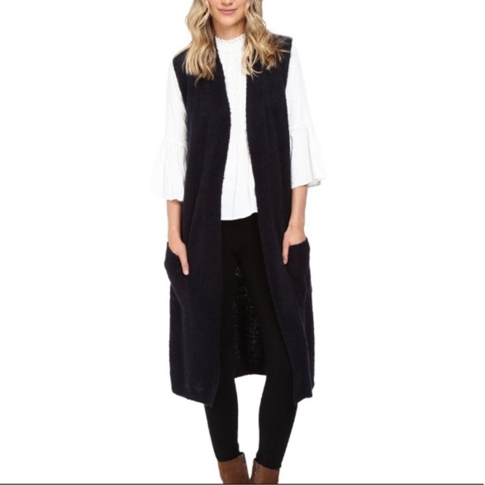 Echo Long Cardigan Vest -  Size M/L B.